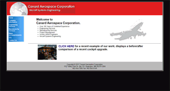 Desktop Screenshot of canardaero.com
