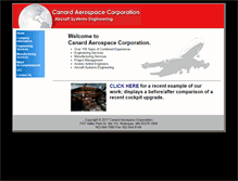 Tablet Screenshot of canardaero.com